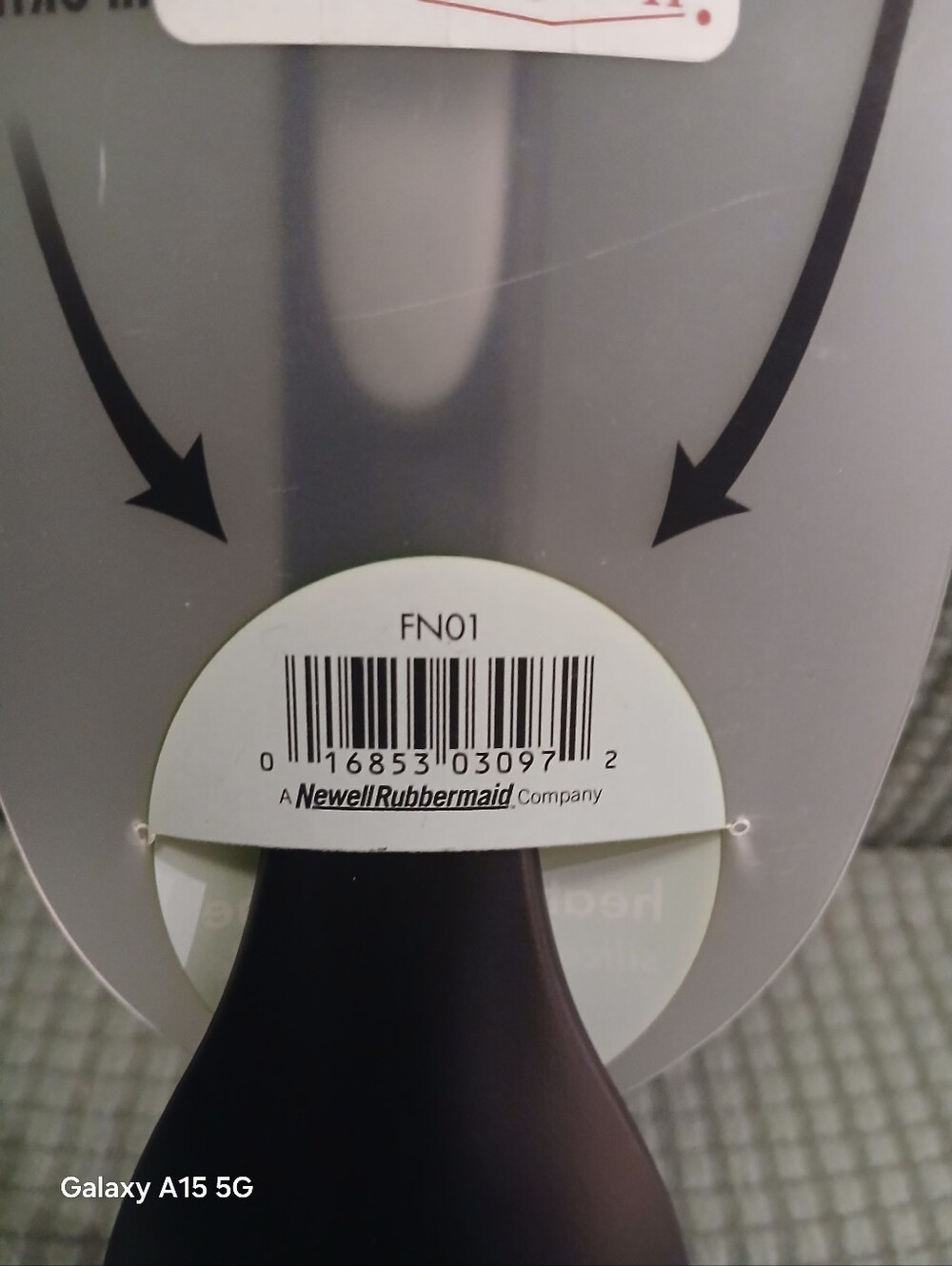 New Calphalon Black and Gray Silicone Cooking Spoon (080426A)